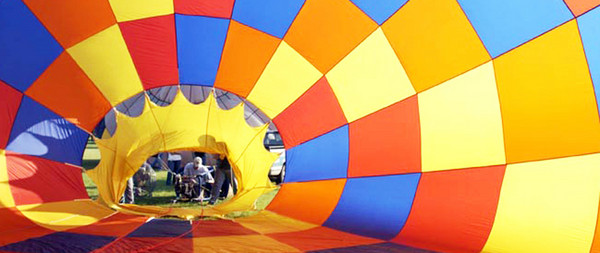 Inside a Hot air balloon Balloon
